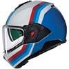 Nolan Casco Moto Modulare P/J Nolan N120-1 LINEO 347 Bianco Blu Ro