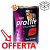 Prolife Dog Grainfree Adult Medium Large Manzo e Patate - Lattina Da 400 Gr - CONFEZIONE RISPARMIO