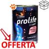 Prolife Dog Smart Adult Medium Large Agnello e Riso - Lattina Da 400 Gr - CONFEZIONE RISPARMIO