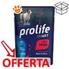 Prolife Dog Smart Adult Mini Manzo e Riso - Bustina Da 100 Gr - CONFEZIONE RISPARMIO