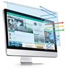 PaceBid Hanging Filtro Anti Luce Blu per 23-24 Pollici Monitor, Blocca Luce Blu&UV, Anti Affaticamento Degli Occhi Protector per Diagonale 23,23.623.8,24 Pollici Desktop, Filtro Rimovibile Easy On/Off