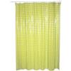 MSV, Tenda da doccia, PVC, Rivestimento antibatterico, 100% vinile, Anelli inclusi, Rivestimento antibatterico e idrorepellente, lavabile a 40°, Made in Europe, Verde, 180 x 200 cm
