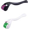 ZHHSUNY Derma Roller 540 Titanium Microneedling Facial, strumento cosmetico per viso e corpo (colore casuale) (2,0 mm)