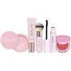 Doll10 Kit make-up 5 pezzi: fondotinta, blush, cipria rosa, mascara