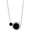 Hmzidz Collana Pendente con Onice Nero,Choker Collana Argento 925,Ciondoli per Collane con Pietre Naturali,Collana Girocollo Donna Argento,Elegante Regalo per Migliori Amiche y Fidanzata