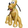 CARTOON Peluche Pluto, Disney 100° anniversario, pupazzo cromato olografico, con suono, 30 cm