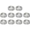 PATIKIL M6 Distanziali in Acciaio Inossidabile, 10pz Distanziatore Metallico Acciaio Inossidabile 6,1mm ID x 8mm OD x 3mm L Stainless Steel Spacer Vite Rotondo per 1/4 M6 Bulloni a Vite