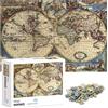 Ledeak Puzzle 1000 Pezzi, Puzzle Classici Paesaggi per Adulti e Bambini da 12 Anni, 70x50 cm Puzzle Adult, Impossible Puzzle, Giochi Rilassamento e Intelligence (Mappa Antica)