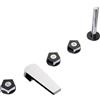 NEWFORM - PARK gruppo bordo vasca a 5 fori - 69782C/69789C : Versione - Classica
