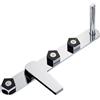 NEWFORM - PARK gruppo bordo vasca a 5 fori - 69782C/69789C : Versione - Piastra unica