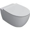 Ceramica Globo - 4All wc senza brida sospeso 54X36 + coprivaso soft [GHIACCIO OPACO] - MDS03GH+MDR20GH