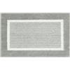 andiamo Tappetino da bagno antiscivolo Maui - Tappetino da bagno morbido e soffice - Tappetino da bagno antiscivolo lavabile 40 x 60 cm grigio