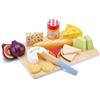 Woet® Set Verdure da Tagliare Legno, Cibo Giocattolo con Coltello e Tagliere, Accessori Cucina Bambini, Gioco di Ruolo Cucina, Attività Creativa, Regalo Prescolare, A Partire da 2 Anni