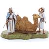 Moranduzzo Cammellieri con Cammello Seduto per Presepe da Cm 6 Scala 1:32 - Statuine Presepe Indistruttibili - Stile 700', Pittura Rifinita a Mano, Prodotto Ufficiale, Made in Italy, Scultore M. Landi