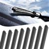 Morocket Confezione da 8 Automotive Tergilunotto Rear, Spazzole Tergicristallo Flat Blade Alte Prestazioni, Striscia Tergicristallo in Silicone Ricarica, Tergicristallo Senza Cornice Per Parabrezza Anteriore