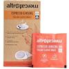 ALTROMERCATO - Caffé Espresso Ginseng - 18 cialde X 7 gr - senza zucchero - con estratto naturale di Ginseng - Cialde biodegradabili