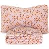 Morbidissimi Set lenzuola Completo letto in Pile Coral art. Cinzia, Termico, Morbido, Caldo per letto Singolo BEIGE