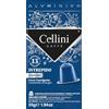 Cellini Caffè Cellini Capsule Alluminio Compatibili con Nespresso* - Aluminium Intrepido 100pz| Caffè Dall'aroma intenso di cacao e spezie