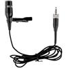 generic Microfono lavalier nero, microfono cardioide a condensatore clip-on per sistemi wireless Sennheiser, tappo a vite di bloccaggio da 3,5 mm