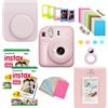 Clikoze Kit fotocamera istantanea compatibile con Fujifilm Mini 12 - include custodia Mini 12, pellicola mini 12, mini album, adesivi per pellicola, filtri colorati