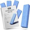 BROX Pumice Stone, pietra per la pulizia di WC, bagno, cucina e cura dei piedi, colore blu (confezione da 5 pezzi)