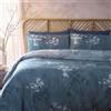 Drift Home - Copripiumino ecologico floreale verde acqua - Dimensioni letto matrimoniale (200 x 200 cm) - Cotone riciclato sostenibile (BCI) - Approvvigionamento responsabile - 2 federe - Biancheria
