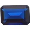 Gems_Hub 1 pz. di zaffiro blu creato in laboratorio forma rettangolare taglio radiante 6x4mm gemma sciolta per la creazione di gioielli. (fai da te, anello, ciondolo, collana) |GH_NAT_13677, 6x4mm,