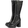 GIOSEPPO Veszto, Stivaletti Bassi con Lacci Donna, Nero, 40 EU