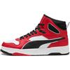 PUMA RBD Break MID - Sneaker unisex, colore: bianco e nero, per tutti i tempi, rosso, taglia 42, Puma White PUMA Black for All Time Red, 44.5 EU