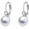 YAFEINI Orecchini di Perle per le Donne Orecchini in Argento Sterling 925 con Nodo Celtico Irlandese Orecchini a Monachella Regali per le Amiche Delle Ragazze di Mamma