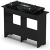 GLORIOUS Mix Station 2: per 2 giradischi o lettore CD e 1 mixer fino a una larghezza di 14 o un controller DJ con laptop, uscite per cavi anteriori e pannelli laterali