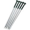 KAHEIGN 50 Pezzi Chiodi Artificiali Resistenti Dell'erba, 5mm x 150mm Chiodi Zincati a Testa Tonda Chiodi in Acciaio per Fissaggio su Prato Finto Astroturf per Hardcore o Stoney Ground (Mezzo Verde)