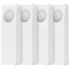 THIRDREALITY Zigbee Motion Sensor 4 Pack, Zigbee Hub richiesto, Pet Friendly, funziona con Home Assistant, SmartThings, Aeotec, Homey, Hubitat o dispositivi Echo con hub Zigbee integrato