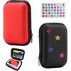 Cosysparks Porta Carte da Gioco per UNO, 2 Pz Custodia Impermeabile Anti-Scratch Con Adesivi Decorativi Portatili per Outdoor Gaming/Camping