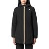 K-Way Giacca Invernale da Donna Marchio, Modello Denise St Warm Double K6128UW, Realizzato in Sintetico. Nero