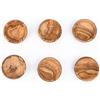 MOHA 24 Set di ciotole dip di alta qualità in esclusivo legno d'ulivo, set di ciotole per tapas, piccole ciotole per salse di olive e barbecue, ciotola per dip Ø 8 cm, set da 6 pezzi