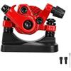 TREFAN Freno a disco anteriore e posteriore per scooter elettrico Kugoo M4/M4 Pro, freno a disco elettrico, in lega di alluminio, pinza freno meccanica (rosso successivo)