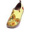 UIN Scarpe Ginnastica Scarpe Sunflower Espadrillas a Maglia per Donna Casual Slip on Mocassini Sneakers Basse Colorate in Tela Dipinta a Mano 40
