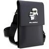CG MOBILE KARL LAGERFELD Borsa KLWBSAKCPMK Nero Saffiano Karl & Choupette