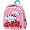Micki Zaino per bambini Hello-Kitty - Graziosa borsa pratica per bambini, rosa e bianco, con design Hello-Kitty-and-Friends, perfetto per l'asilo, i viaggi e l'avventura, leggero e spazioso, Colore: rosa.,