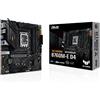 ASUS TUF Gaming B760M-E D4 Scheda madre Intel B760, LGA 1700, mATX, DDR4, PCIe 5.0, 2 slot M.2, WiFi 6E, USB 3.2 Gen 2, Type-C, Nero