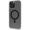 Celly Custodia Celly Gelskinmag per Apple iPhone 16 Pro Max Nero/Trasparente [GELSKINMAG1115B]