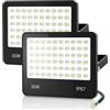 HAPYLUMI Faretto LED da Esterno 50W, 2 Pezzi 5000LM Super Luminosa Faro LED 6500K Bianca Fredda, Fari Esterni IP67 Impermeabile per Giardini, Terrazze, Garage