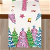 Aitsite Aitsit Runner Da Tavola Natalizio, Decorazioni Natalizie Runner Natalizio Inverno Idrorepellente Runner Da Tavolo Natale Moderno Per Interni E All'aperto Decorazione Da Tavolo Cucina Pranzo 40×180cm