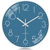 Lafocuse 30cm Orologio da Parete Blu Ceruleo Moderno Silenzioso, Numeri 3D Facile da Leggere, Orologio da Cucina senza Ticchettio Decorazioni per Casa Soggiorno Ufficio Camera da Letto