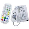 TOPXCDZ WiFi LED Smart Controller con telecomando, Wireless RGB WIFI Music Controller per strisce LED 5050 3528 compatibile con Alexa Google Home DC5V-24V