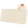 BXFUL Copriseduta Divano Elasticizzato in Ciniglia Fodera per Cuscino ad Alta Elasticità Cuscino per Divano Fodera per mobili Coprisedile per Divano Fodere per Cuscino (Grande 3 Posti,Beige)