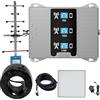 ayissmoye 2G 3G 4G LTE DCS WCDMA GSM Amplificatore Del Segnale Cellulare,Set Completo (900/1800/2100mhz)