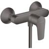 hansgrohe Talis E rubinetto doccia esterno con miscelatore, 71760340, Talis E nero cromato spazzolato [Rubinetteria Bagno > Rubinetteria Doccia]