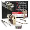 MULTIPICK Set di Cilindri di Allenamento 2 in 1 [incl. kit di spillatura da 50 pezzi] Lockpicking - Lockpicking set - Lock picking Kit - Chiave topolino per Porte - Grimaldelli per Serratura